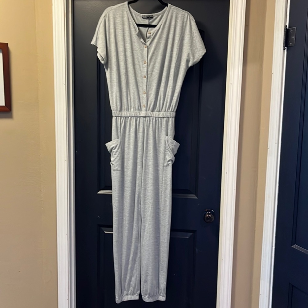 Gray jumpsuit small